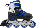 Kinder-Inlineskates, blau-schwarz, Größe 29-32
