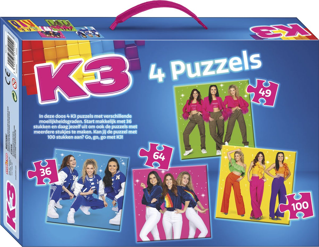 Studio 100 K3 4-in-1-Puzzle – Sterne