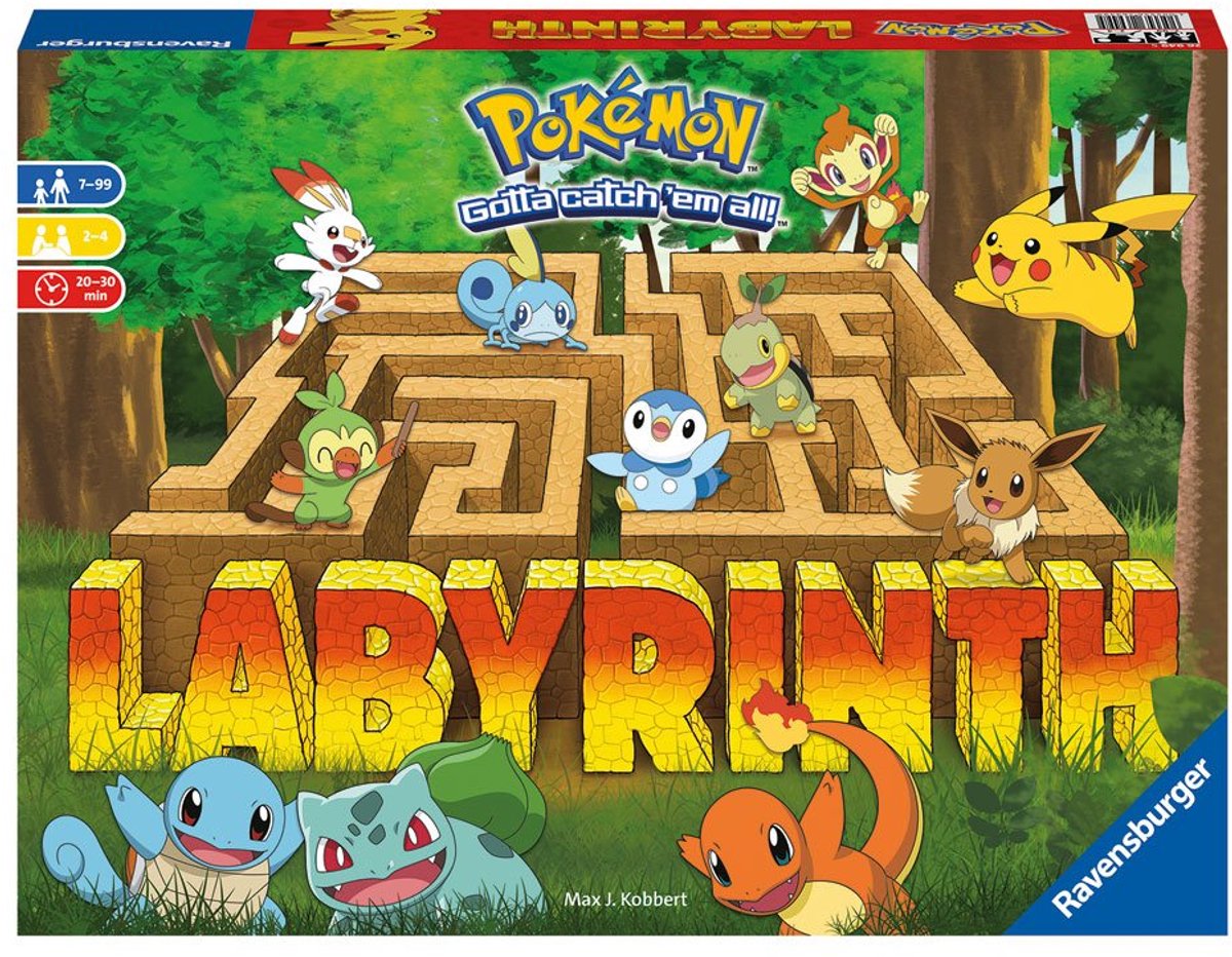 Ravensburger pokemon labyrinth - bordspel