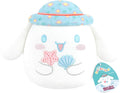 Jazwares squishmallows - hello kitty and friends - seize the moment cinnamoroll hat - 20cm plush