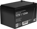 Green cell 12v 12ah (6.3mm) 12000mah vrla agm accu