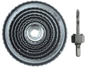 Vorel 22572 - houtzaagset - 9-delig - staal - 38-127mm