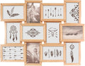 Atmosphera collage fotolijst - voor 12 foto's - 58 x 45 cm - hout - fotolijsten