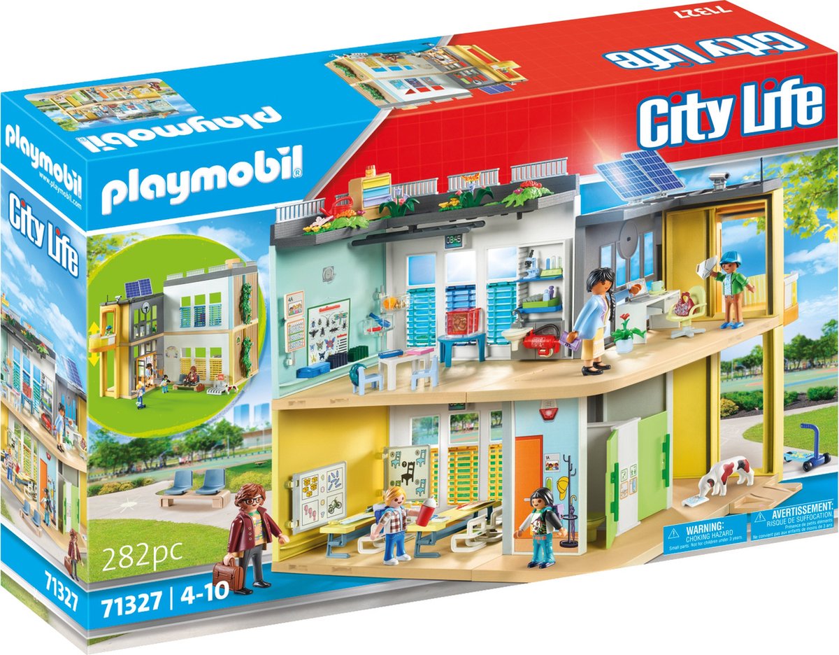 Playmobil city life grote school - 71327