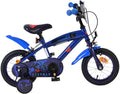 Superman kinderfiets - jongens - 12 inch - blauw - twee handremmen
