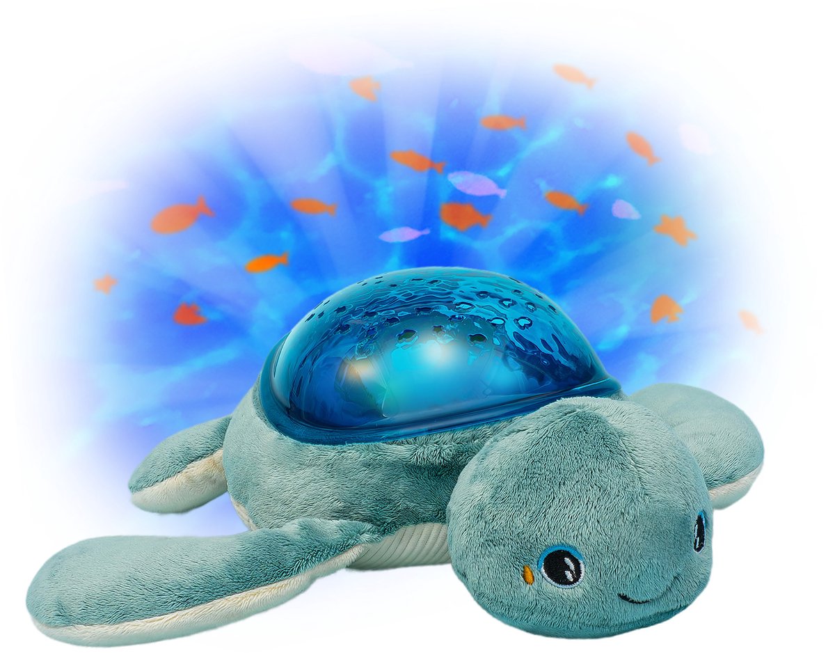 Pabobo projectorlamp oceaan - led nachtlampje voor kinderen - draadloos - met muziek micro-usb - turtle