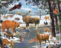 Larsen maxi fh32 vormpuzzel 54 stuk(s) flora fauna