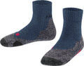 Falke tk2 short anti-blaar dik wol functioneel materiaal wandelsokken kinderen blauw - maat 31-34
