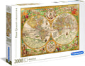 Clementoni Puzzle antike Weltkarte, 2000 Teile.