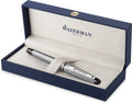 Waterman expert-vulpen | roestvrij staal met chromen rand | medium penpunt | cadeauverpakking