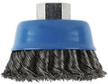 Bosch - komstaalborstel voor haakse en rechte slijpmachines - gegolfde draad, vermessingd, 75 mm 75 mm, 0,5 mm, 12500 o.p.m.