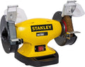 Stanley sxgbp150e - tafel slijpmachine - 2-in-1 steen en borstel - 330w motor - gietijzeren constructie