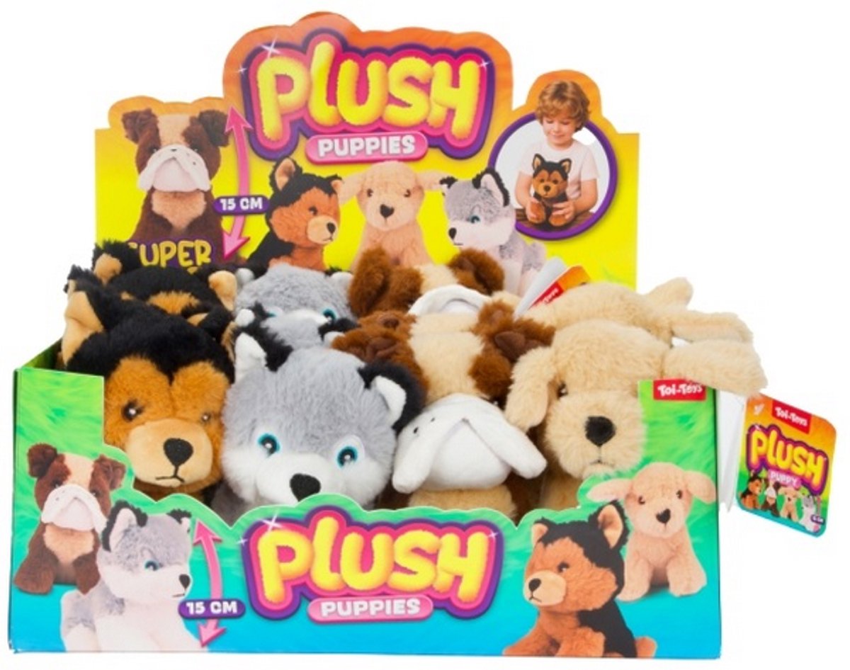 Toi-Toys Plüschwelpe – 15 cm