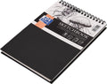 Oxford schetsboek - a5 - 50 vel - 100g papier - dubbel spiraal - harde kaft - zwart