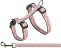 Trixie Katzengeschirr mit Leine, grau-rosa