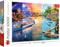 Trefl legpuzzel river cruise 1000 stukjes - kleurrijk puzzelplezier.