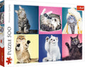 Trefl katjes puzzel - 500 stukjes