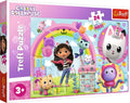 Trefl - puzzles - 24 maxi - happy gabby universal gabby's dollhouse
