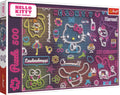 Trefl puzzel neon hello kitty - 500 stukjes - kleurrijk karton.