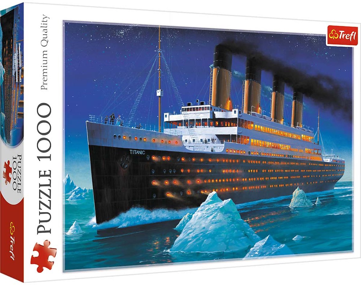 Trefl titanic puzzel - 1000 stukjes legpuzzel - vanaf 12 jaar