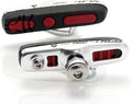 Xlc bs-r04 race remblokjes - campagnolo - set van 4 stuks - 55mm - zwart rood