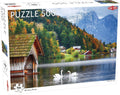 Tactic puzzel landscape: swans on a lake - 500 stukjes