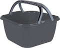 Bo-camp - afwasbak camping - vierkant - 13 liter - grijs