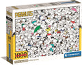 Clementoni Puzzle Impossible Peanuts Snoopy, 1000 Teile.