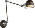Lucide honore - wandlamp - 1xe14 - roest bruin