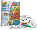 Crayola - color wonder - kleurboek - 18 kleurplaten met 4 vlekvrije stiften - onderwerp dinosaurusvrienden