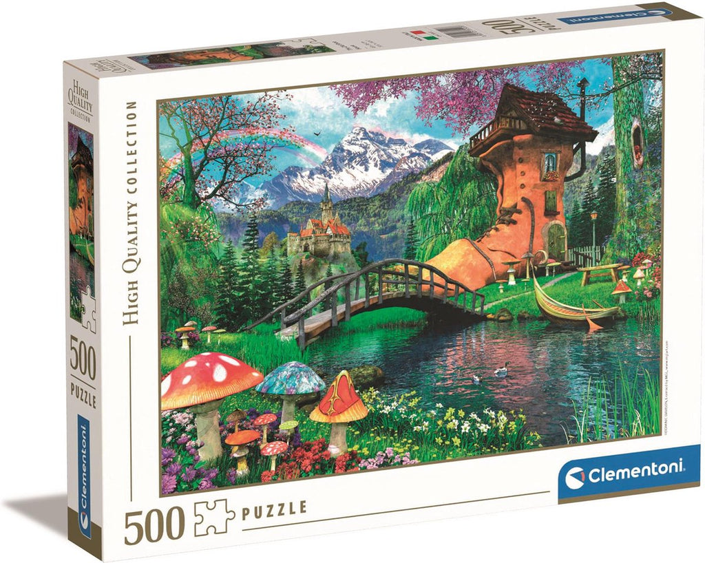 Clementoni legpuzzel the old shoe house, 500st.