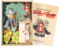 Tender leaf houten speelgoed roodkapje speelset voor kinderen.