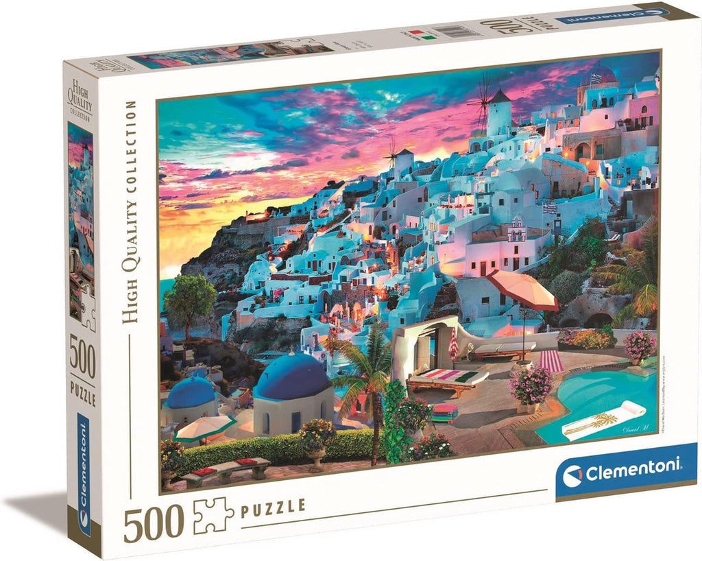 Clementoni Puzzle Griechenland-Ansicht, 500 Teile.
