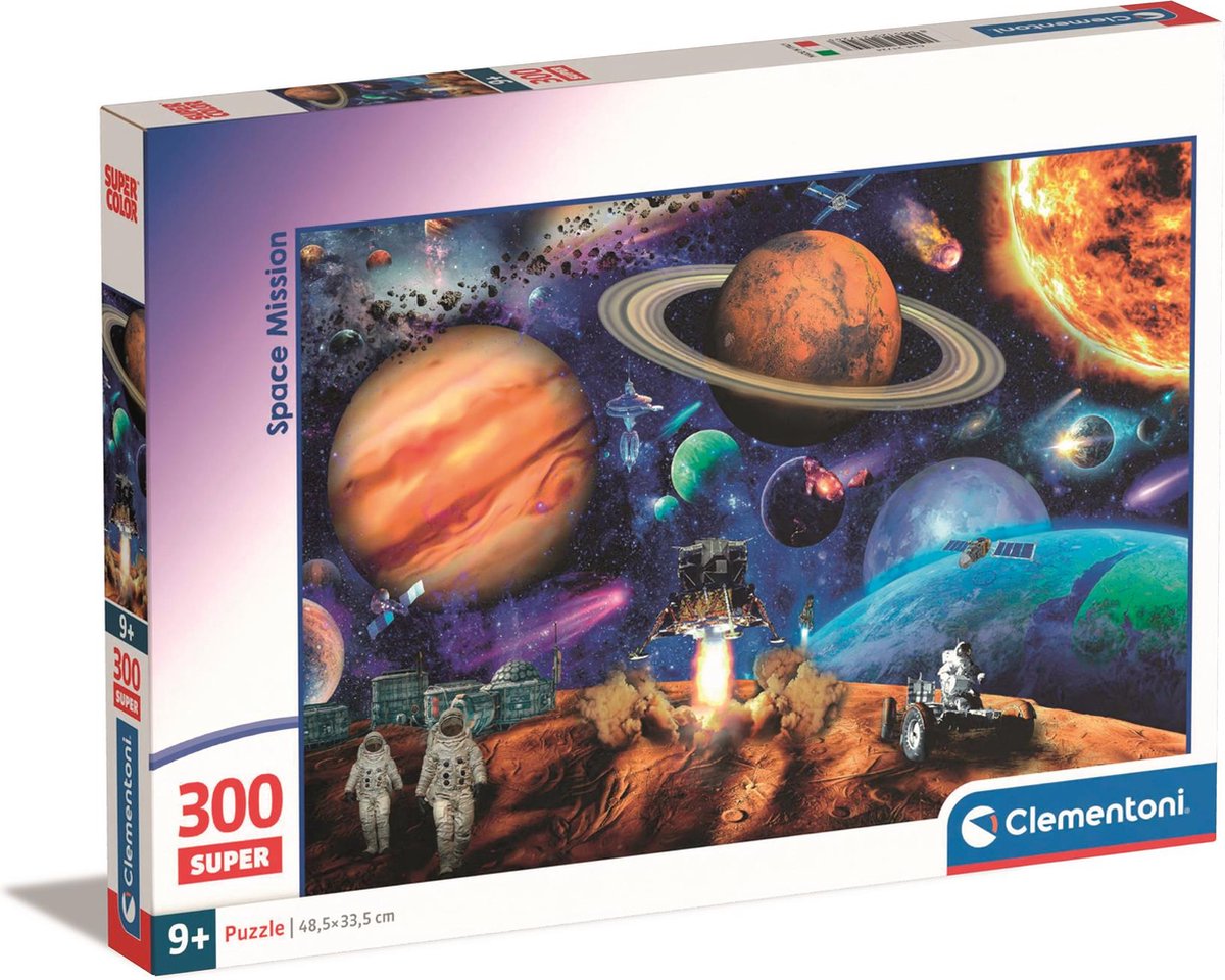 Clementoni Puzzle Super Color Weltraummission, 300 Teile.
