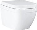 Grohe euro hangend toiletpot met deksel - soft close - keramiek - wit