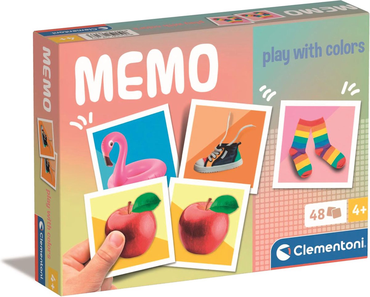 Clementoni-Memoryspiel mit Farben