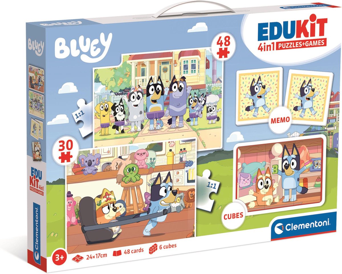 Clementoni Edukit 4 in 1 Bluey