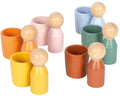 Small foot - houten montessori sorteerbeker met figuren