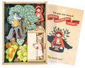 Tender leaf houten speelgoed roodkapje speelset voor kinderen.