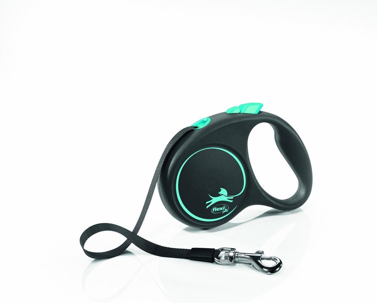 Flexi-Roll-Linie schwarzes Designband blau