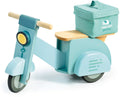 Tender leaf loopauto - ride-on delivery scooter - 65x26,50x38,50cm - hout - 2 jaar