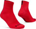 Gripgrab - lightweight sl korte performance zomer fietssokken 1 paar coolmax wielersport sokken low cut - rood - unisex - maat l (44-47)