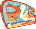 Scratch contour puzzle - pelican