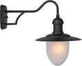 Lucide aruba - wandlamp binnen buiten - ø 25 cm - 1xe27 - ip44 - zwart