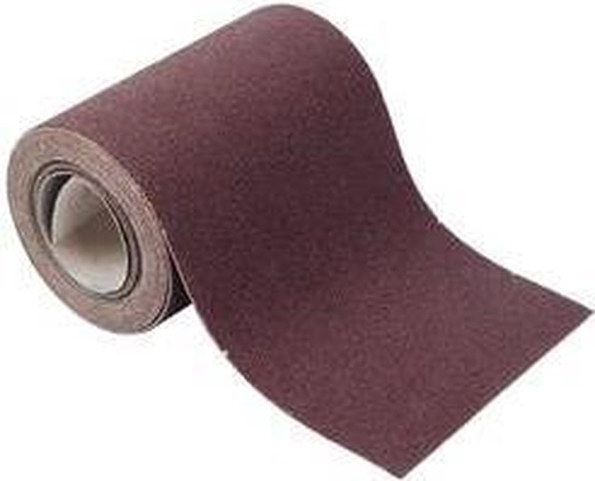 Wolfcraft - hechtschuurpapierrol voor hout metaal - korrel 80 - 1740000