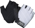 Gripgrab - rouleur padded korte vinger zomer fietshandschoenen wielrenhandschoenen met padding - wit - unisex - maat s