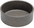Designed by lotte noor voerbak hond - eetbak drinkbak - vaatwasserbestendig - bamboe - grijs - 12 cm