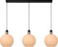 Lucide julius - hanglamp - 3xe27 - opaal
