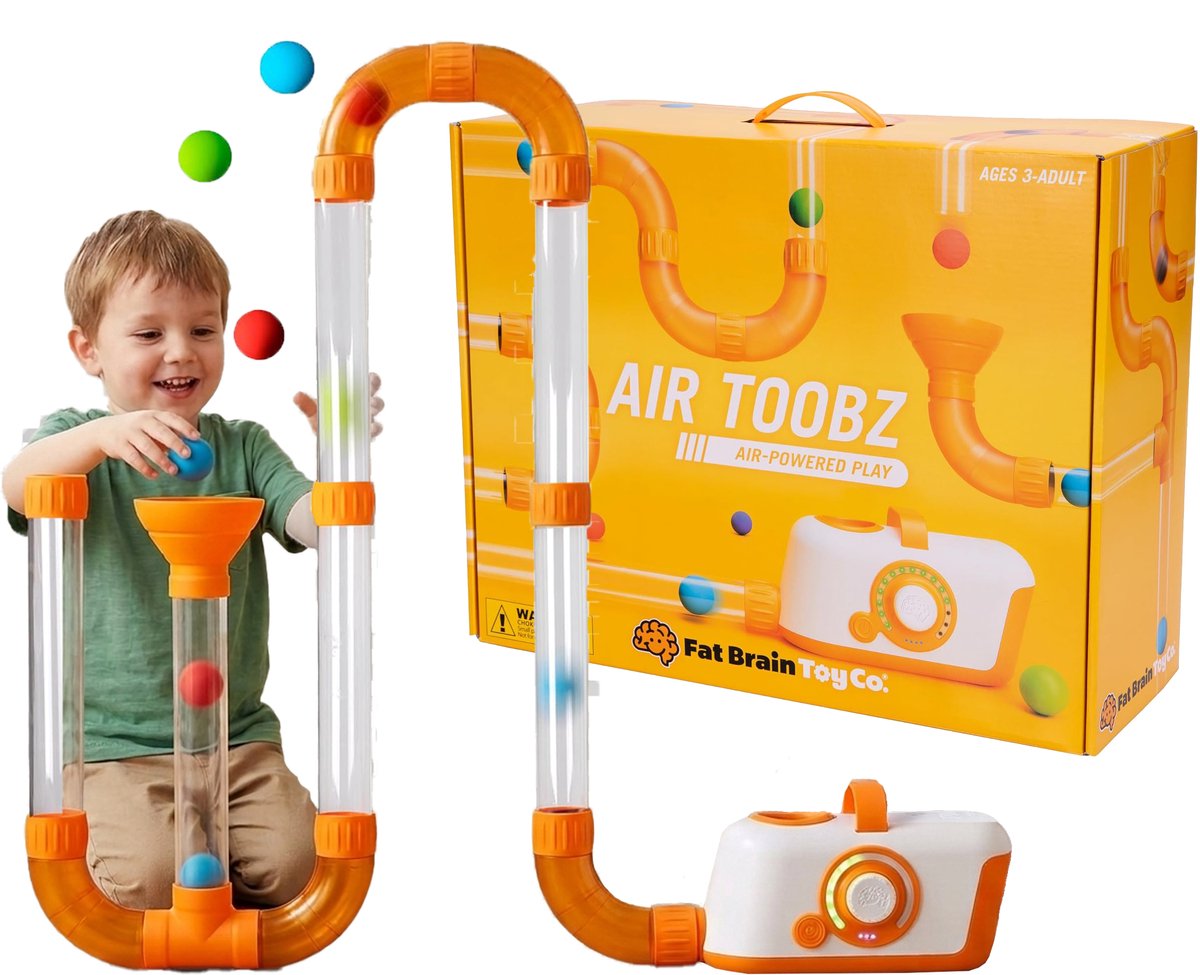 Tomy air toobz complete speelset - bouw een buizenparcours en speel met luchtkracht