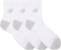 New balance active qtr socks 3 pack unisex sportsokken - white